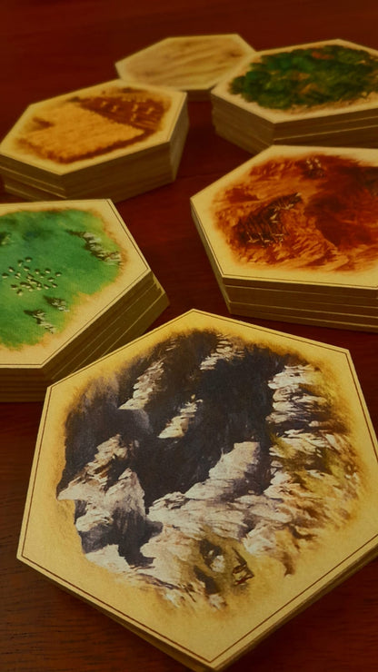 🎲 Juego de Mesa Catan Artesanal + Exp 5 y 6 Jugadores.