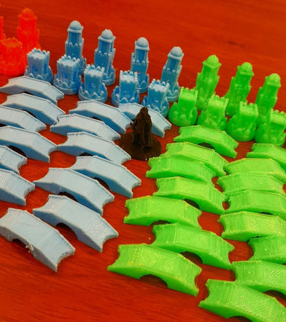 🎲 Juego de Mesa Catan Artesanal + Exp 5 y 6 Jugadores.